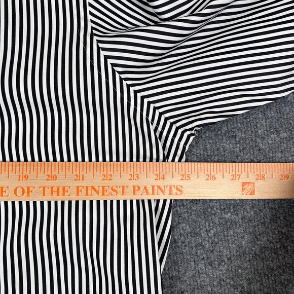 Polo Ralph Lauren Shirt Mens XL Black White Pinstripe Long Sleeve Button Pony - Picture 9 of 12